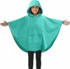 JEMIDI Mantella Antipioggia Bambino Bambina – Poncho Impermeabile Bambini – Mantellina Pioggia – Cambia Fantasia Bagnato – Abbigliamento Unisex – con Tasca e Borsa – B0D362SQTK