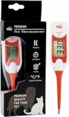 Premium termometro per animali domestici per proprietari di cani, gatti, cavalli, sonda digitale flessibile inclusa con tabella di riferimento veterinaria – B095KBQGBN
