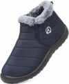 LAZAZAFI Stivali Ragazze Ragazzi Invernali Stivali da Neve Impermeabili Caldo Peluche Bambini Stivaletti All’aperto Antiscivolo Scarpe Trekking – B0DF2QKG51
