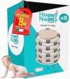 8 Ricariche -【Compatibili con Tommee Tippee Sangenic Tec, Simplee Sangenic e Twist & Click】- Super Ricariche da 8 Metri – Trattamento Anti-Odore EVOH Efficace a 7 Strati – B08VN65LWG