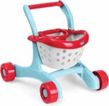 Chicco Carrello Primi Passi 2in1, Robusto con Ruote, Primi Passi per Bambini, Gioco di Ruolo Spesa e Forme, con Sedile per Bambola, Gioco Creativo, Include 3 Frutti, Giochi Primi Passi, 9-24 Mesi – B0G4XB1YCW