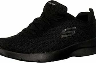 Skechers Dynamight 2.0-eye To Eye, Sneaker Donna, Black Mesh Durabuck Trim, 38 EU – B07CVJXGB6