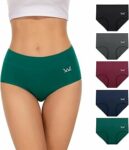 TANSTC Mutande Slip Donna Cotone Vita Alta Culotte Donna Comode Elasticizzato Sexy Intimo, Pacco da 5 – B0BWN4BVF5