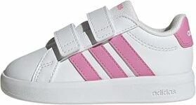 adidas Unisex – Bimbi 0-24 Grand Court 3.0 Shoes Infants, Ftwr White/Core Black/Ftwr White, 23 EU – B0F2GPYLB2