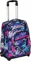 Seven Trolley Fisso, GraffitiMix, Viola, 2 in 1, Doppio Uso, Trolley e Zaino, Zaino Scuola Viaggio, Bambina Ragazza – B0D2LR9TVK