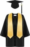 Generico Set Toga e Tocco per Bambini 2-12 Anni Costume da Laureato con Stola Cappello e Nappina 2026 Abito Diploma per Asilo Scuola Materna e Primaria Kit Completo Graduazione 4 Pezzi – B0GYHPD2P3