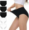 NUOZA Mutande Donna Cotone Vita Alta Slip Pacco da 5 Intimo Culotte Donna Mutandine Elastico Pancia Piatta Underwear – B0DR8BQT1N