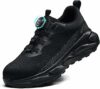 QQSQ Scarpe Antinfortunistiche Uomo Scarpe da Lavoro Donna Leggere Traspiranti Comode Sneakers Antiscivolo Scarpe Sicurezza con Punta in Acciaio Regolazione Rapida dei Lacc – B0FSXQQL7L