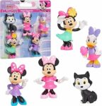 Just Play Mini personaggi Minni Disney Junior, set da 5 pezzi, personaggi da collezione alti tra i 4,3 cm e i 6,9 cm, giocattoli per bambini dai 3 anni – B0CWB3VWG7
