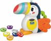 Clementoni Baby Giuliano Il Tucano, Centro attività Prima Infanzia per Bambini 12+ Mesi, 2 modalità di Gioco per Imparare Parole e Colori, con 7 Gettoni Frutta, Luce Notturna, Lingua Italiana, 17956 – B0D8JYDH4K