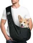 Borsa da Viaggio per Cani, Trasportino per cani, Reversibile Borsa a Tracolla Porta Animali Domestici, per Cane/Gatto Fino a 7.5 KG, per Viaggio, Ciclismo, Passeggiata – B0FWCHVRWJ