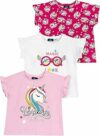 Chicco T-Shirt Bambina, Set di 3 Magliette a Maniche Corte, in 100% Cotone, Ottimi per la Primavera e L’Estate, Abbigliamento Bambine e Ragazze – B0BPYD91FY