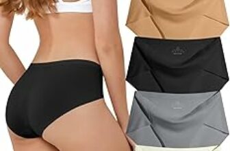 Memouniva Mutande Donna Senza Cuciture Slip Donna Intimo Invisibili Culotte Elasticizzato Pacco da 5 – B0GL7NKSX8
