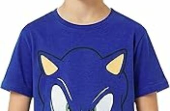 Get Trend Sonic The Hedgehog Magliette Bambino 5-12 Anni, Set T-Shirt Cotone Manica Corta Girocollo, Abbigliamento Bambino Estivo, Idea Regalo Ragazzo – B0FRF4TQMV