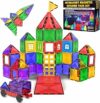 Gioco di Blocchi di Costruzione Magnetici – Blocchi Magnetici Educativi STEM per Bambini, Apprendimento Prescolare Sensoriale Montessori Giocattoli Magnetici per Bambini e Bambine 3+ Anni – 57 Pezzi – B07MGYKZ36