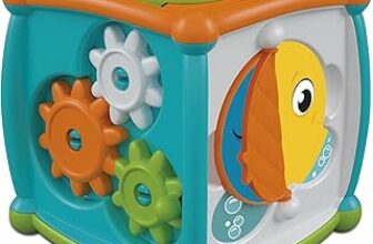 Clementoni Baby Peekabo Activity Cube, Gioco Prima Infanzia per Bambini 10-36 Mesi, Made in Italy, Linea Play for Future, Stimola Motricità Fine e Favorisce la Relazione Causa-Effetto, 17672 – B09RSWQ6KX