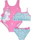 Chicco, Costume Neonata, Set di 2 Costumi a Tema Unicorno, Costume Intero e Bikini Due Pezzi, Comodi e Versatili, Ideali per Mare o Piscina, Abbigliamento Bambina, Designed in Italy – B0F39RNJG9