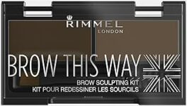 Rimmel London Kit Sopracciglia Brow This Way – Sopracciglia Perfette in 3 Step – Dark Brown – 17.2 g – B00MGK9Q9S