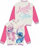 Disney Stitch Giacca Bambina | Maglia Bambina | Giubbotto Primaverile Ragazza Stitch E Angel – B0DF335VG8