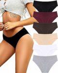 ALL OF SHE Mutande Donna Cotone Slip Donna a Vita Bassa Elasticizzato Biancheria Intimo Traspirante Comode Culotte Confezione da 6 S-XL – B0DLGQLTRL