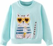Pilipulu Felpa Bambina Senza Cappuccio Pullover Bimba in Cotone Maglione Bambina Girocollo con Unicorno per Bambine e Ragazze 2-8 Anni – B0FH767J9Y