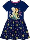 Disney Abito per Ragazze Il Regno di Ghiaccio Frozen | Manica Corta – B07VT1JSMY