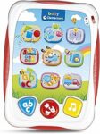 Clementoni Baby Primo Tablet Parlante, Gioco Interattivo con Luci e Suoni, Bambini 12-36 Mesi, Insegna Numeri, Lettere, Forme e Versi degli Animali, Lingua Italiana, 17742 – B0B46N5SMJ