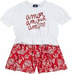 Chicco Completo Bambina con T-shirt e Pantaloncini, Abbigliamento Neonata e Bambina, Designed in Italy – B0F8QM81SZ