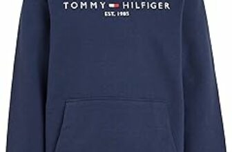 Tommy Hilfiger Felpa Bambini Unisex Essential Hoodie con Cappuccio – B08NHRQ7M9
