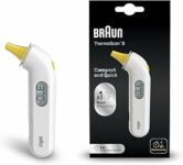 Braun ThermoScan 3 Termometro auricolare, Misurazione rapida di 1 secondo, Indicatore di febbre audio, Display digitale, Adatto a neonati e bambini, Marchio #1 tra i dottori 1, IRT3030 – B01IBL6MPQ