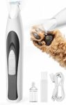 oneisall Tagliazampe per cani con luce a LED, silenzioso, Paw Trim Pro dr zampe, ricaricabile per zampe, occhi, orecchie, viso – B0DQB3VJJQ