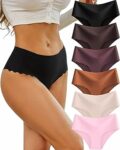 Sth Big Mutande Donna Senza Cuciture Vita Alta Slip Microfibra Intimo Sexy Multipla Culotte Underwear Invisibili Mutandine Donna Briefs Pacco da 6 – B0DTT2163D