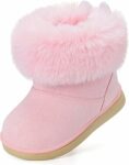 Gaatpot Stivali per Bambine e Ragazze Stivaletti da Neve Ragazzi Fodera Scarpe con Invernali Bambini Stivale con Imbottitura Calda 20-29EU – B0DFCGL5MS