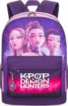 Get Trend Huntrix Kpop Demon Hunters Zaino Bambina con Spallacci Regolabili, Zainetto Scuola, Sport e Viaggio, Anime Regalo Bambina (Viola/Rosa) – B0GTW6XYXG