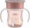Chicco Perfect Cup Primo Bicchiere per Bambini 200 ml, 1 Tazza Biberon 12+ Mesi per Imparare a Bere, con Membrana in Silicone a 360° e Manici Rimovibili, senza BPA, Rosa – B0DTPTFWYC