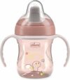Chicco Training Cup, in Plastica Un Bicchiere Antigoccia Bambini, Una Tazza per Imparare a Bere, Beccuccio Ergonomico Semi-Soft, Valvola e Manici Rimovibili, 6 Mesi+, senza BPA, Rosa – B0DTPQVJFT