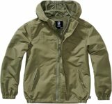 Brandit Kids Summer Frontzip Windbreak Giacca a vento da bambino Unisex – Bambini e ragazzi – B09R83F4VR