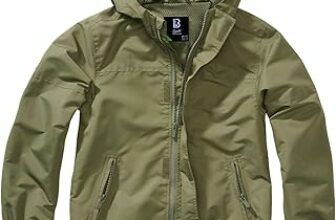 Brandit Kids Summer Frontzip Windbreak Giacca a vento da bambino Unisex – Bambini e ragazzi – B09R83F4VR