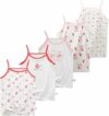 2-10 Anni Cannottiera da Bambina in Cotone Canotta Intima Morbido Traspirante Bambini Canottiere Confezione da 5 – B0DH533S5X