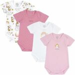 Chicco Body Neonato e Neonata, Set di 4 Body Senza Maniche, in 100% Cotone, con Comoda Apertura, Abbigliamento Neonato 0-3 Mesi, Idee Regalo Nascita – B0DM9NNBLZ