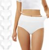 FALARY Mutande Vita Alta Donna in Cotone, Pacco da 5 – B07Z9W6364