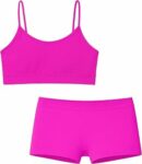 Risalti Set Top Bambina e Pantaloncini in Microfibra – Top e Culotte Bambina Morbidi, Completo Intimo Bimba Senza Cuciture ed Etichette, Bracciali Colorati Omaggio – Made in Italy – B0DCCBYDP2