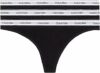 Calvin Klein Perizoma Donna CK Confezione 3 Capi Thong Elastico a Vista Cotone Elasticizzato Articolo QD5209E – B0C8FBPFLN