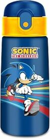 Seven Borraccia Kid Sonic, Blu, 460 ml, Acciaio Inox, BPA free, Ermetica, Caldo 12h/freddo 24 h, A prova di perdite, Riutilizzabile, Scuola, Sport, Viaggio, Bambino, Idea regalo – B0GRWK683L