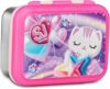 SJ GANG STYLE JAM GANG Portamerenda, Bianco, 850 ml, Divisorio interno per snack, Facile da aprire, Resistente al calore, Lavabile in lavastoviglie, Per bambini, Scuola, Viaggi, Tempo libero – B0GPQ7SXT6
