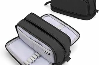 Sciphylia Astuccio Astuccio Grande Capacità Astucci Bambini Ragazzo con 4 Scomparti Astuccio Materiale Scolastico Stazionario Ufficio Trucco Borsa Astucci per Università Studente Donna Uomo – B0BWXXHP15