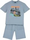 Chicco Completo Bambino con T-Shirt e Pantaloncini, in Morbido Tessuto, Abbigliamento Bambino, Designed in Italy – B0F8QN7C5X