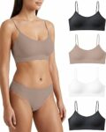 Risalti Reggiseno Senza Ferretto Spalla Stretta 3 pz – Bralette Donna Senza Cuciture ed Etichette, Reggiseno Donna in Microfibra Elasticizzata, Brassiere, Top Morbido, Intimo – Made in Italy – B0BZYWRBHN