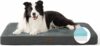 Bedsure Cuscino per cani in memory foam, tappetino per cani, misura grande, ortopedico, materasso per cani, lavabile e antiscivolo, letto per cani interno, grigio, 89 x 56 x 8 cm – B085XRZY59