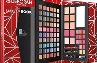 Deborah Milano – Trousse Set Regalo Donna Make Up Book Volume 4, Include Palette di Ombretti, Gloss, Rossetti e Polveri Viso dai diversi Finish e Colori, in Carta FSC – B0C7R3YTWP
